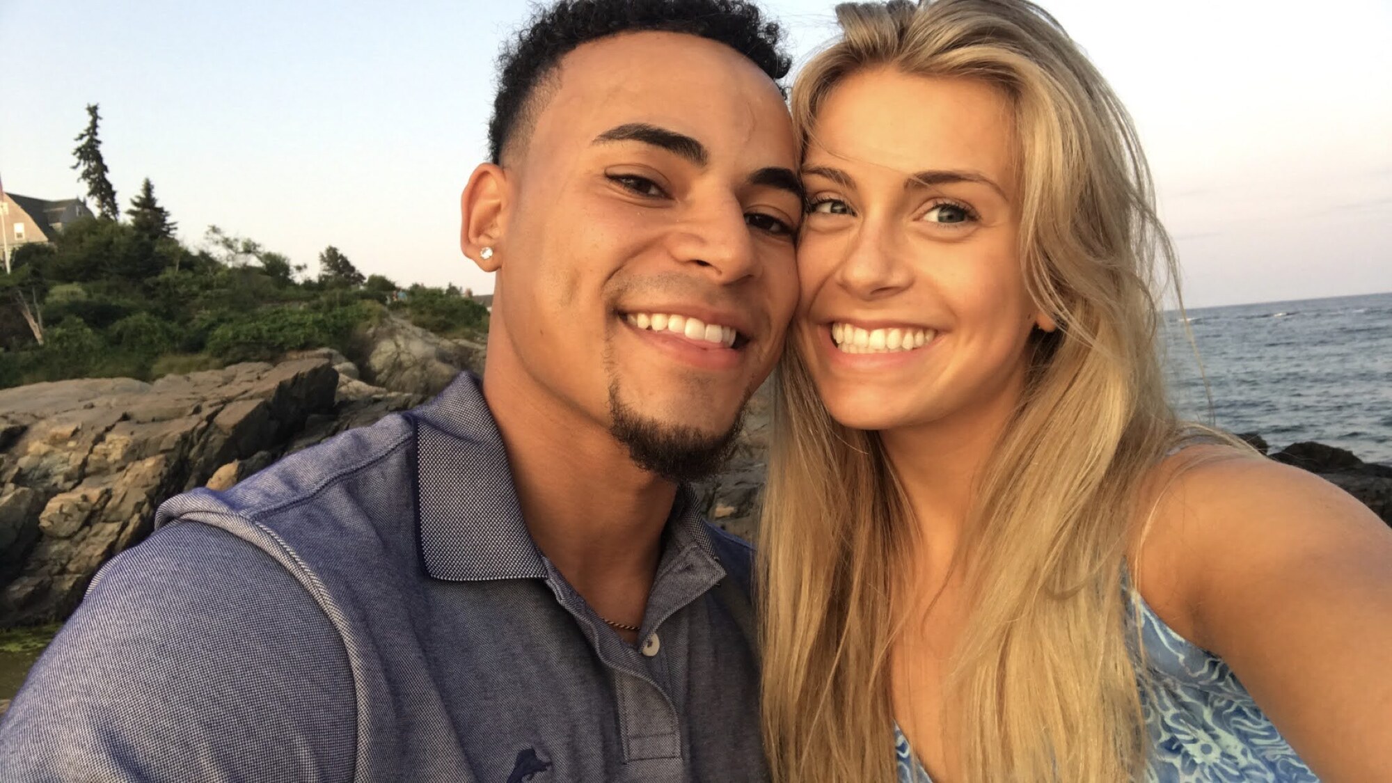 Early days, one of our first selfies together